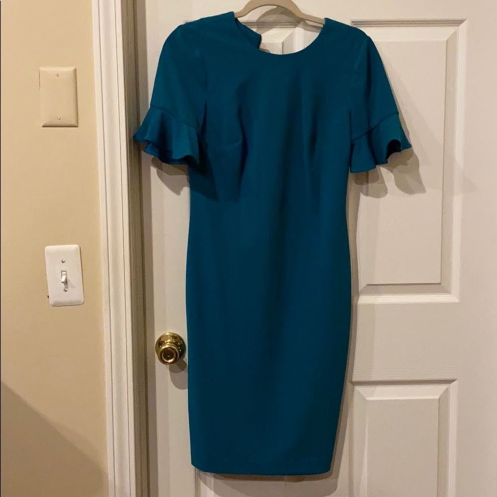 frill sleeve dress
